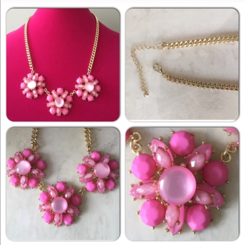 Lifestyle Studios Pink Flower Necklace